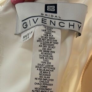 NWT GIVENCHY embellished Strapless Wedding Dress  Off White  SM
